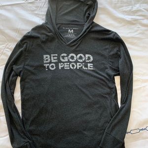 “Be good to people” Lightweight hoodie.